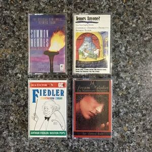Lot of 4 cassette tapes.